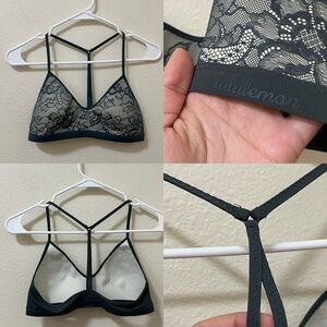 •LULULEMON• Live In Lace Bralette Nightcap / Polar Ice